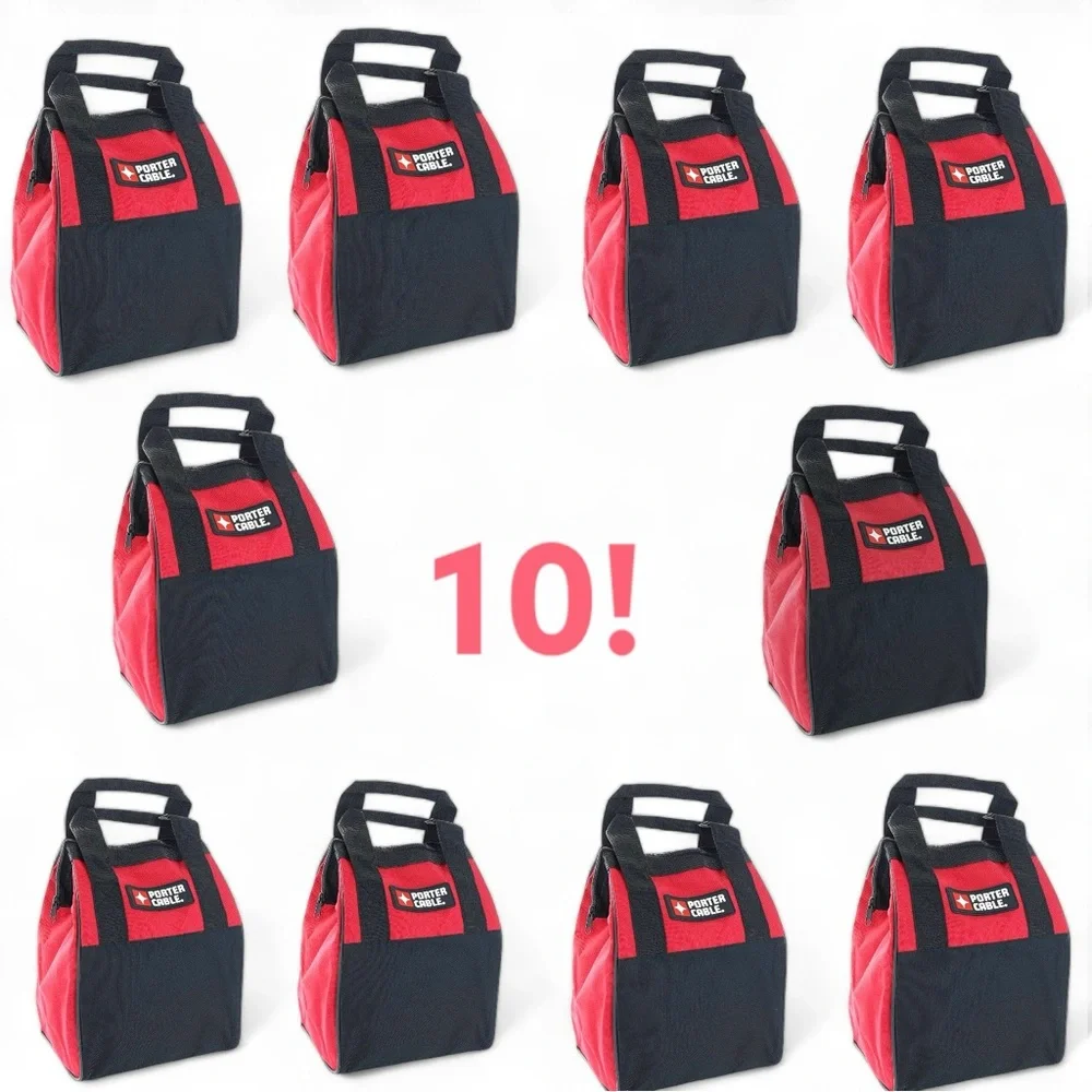 Get 10 Porter Cable contractor bags 10” x 7” x 12”. (Retail $20 each) - Picture 1 of 2